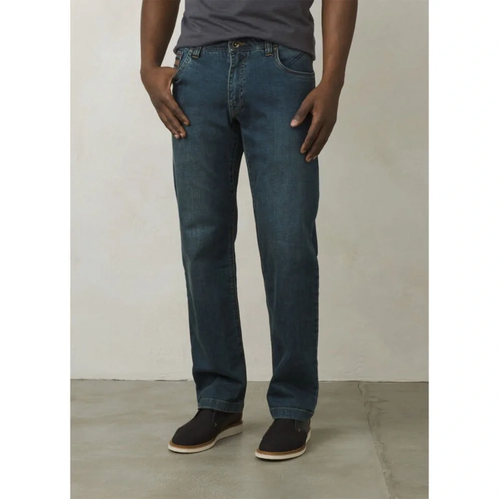 Prana Axiom Jean Men’s Organic Stretch Denim Straight Size 32x32 NWT
